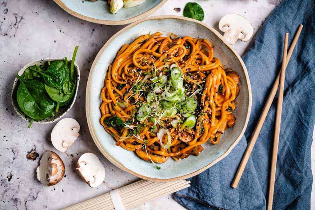 Vegan Korean noodles (gluten free) recipe