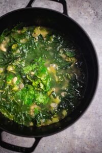 Vegane Brokkoli Spinat Suppe