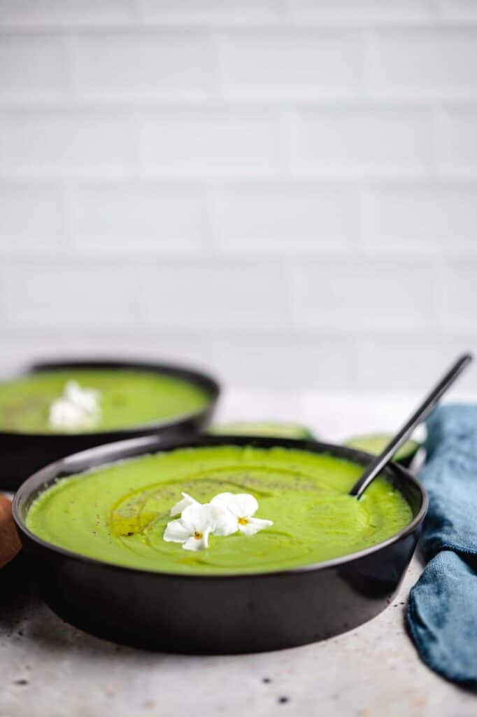 vegan cucumber gazpacho soup