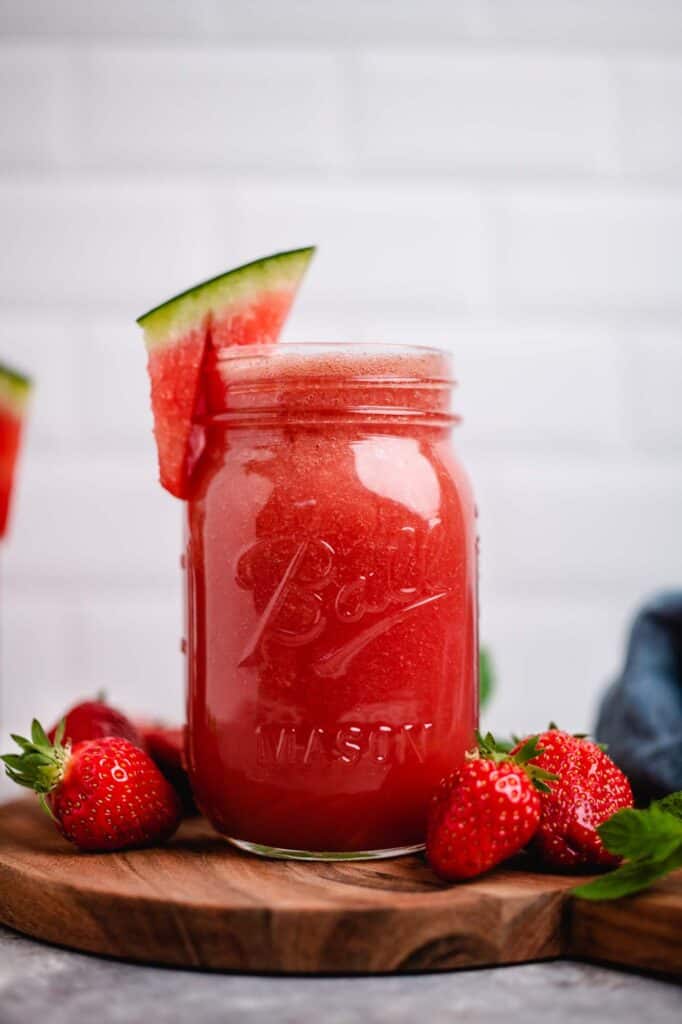 Vegan strawberry melon lemonade (gf, öf) recipe