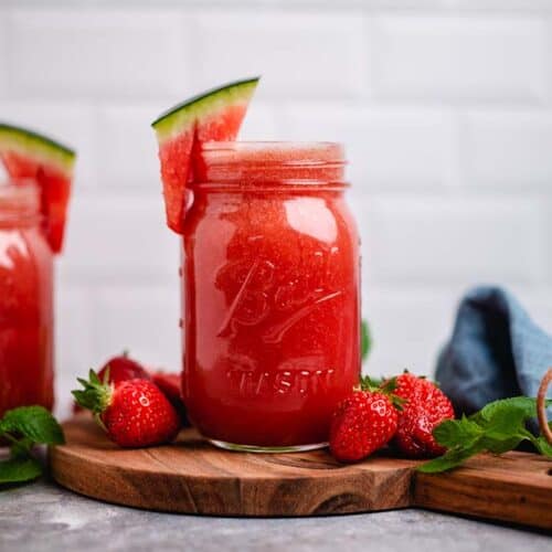 Vegan strawberry melon lemonade (gf, öf) recipe