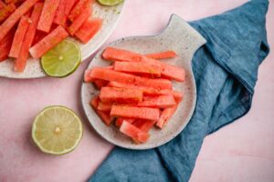 Vegane Wassermelonen Pommes