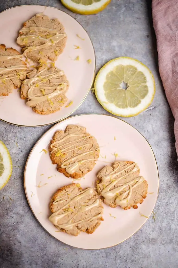 Vegan lemon cookies (gluten free & oil free)