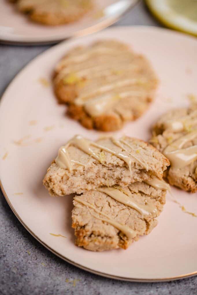 Vegan lemon cookies (gluten free & oil free)