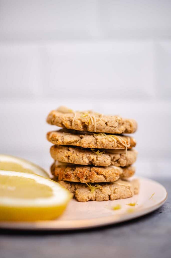 Vegan lemon cookies (gluten free & oil free)