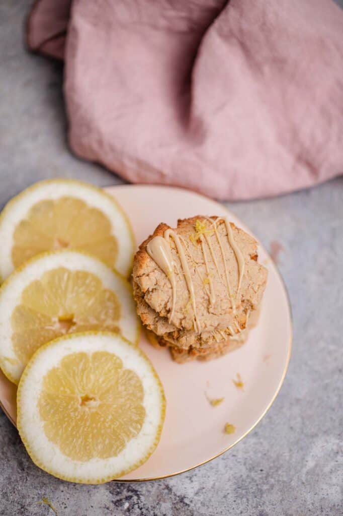 Vegan lemon cookies (gluten free & oil free)