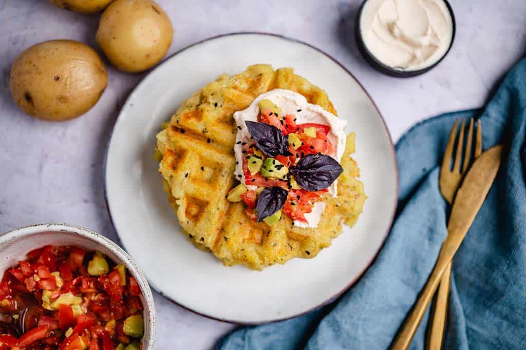 vegan potato waffles (gf)