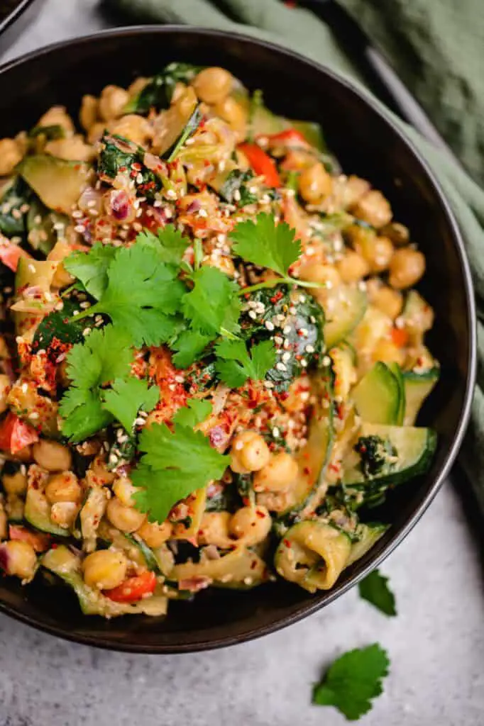 Vegan Chickpea Stir-Fry Recipe (Gluten Free)