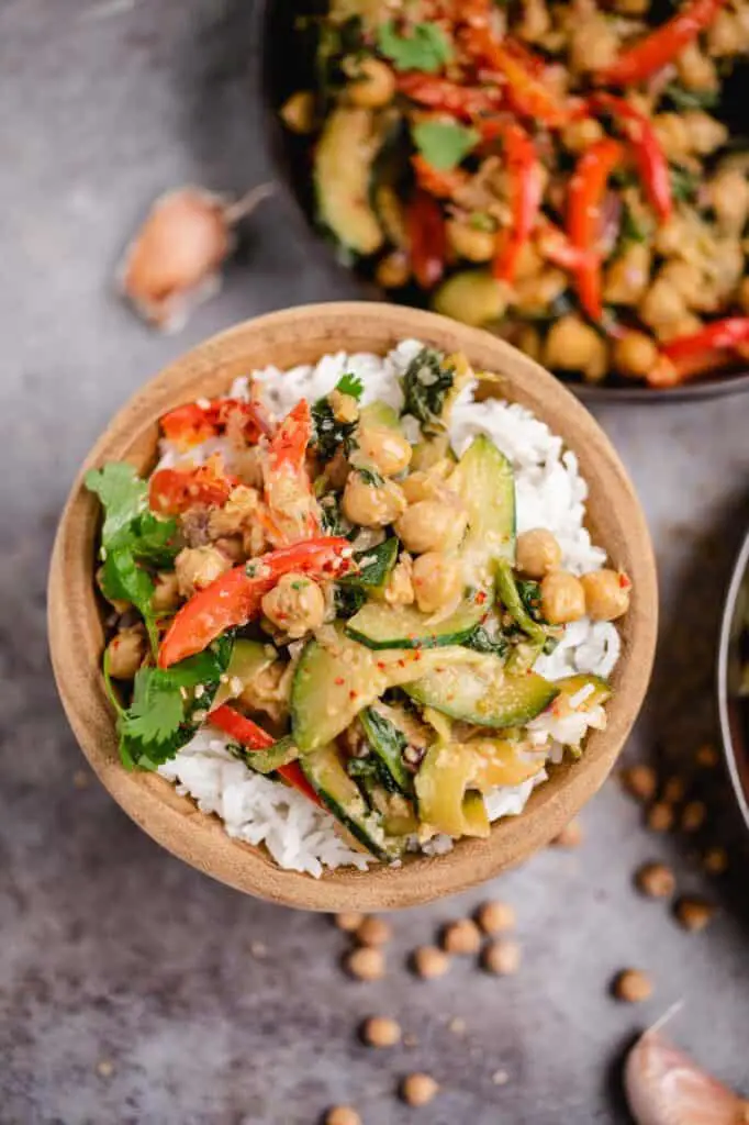 Vegan Chickpea Stir-Fry Recipe (Gluten Free)