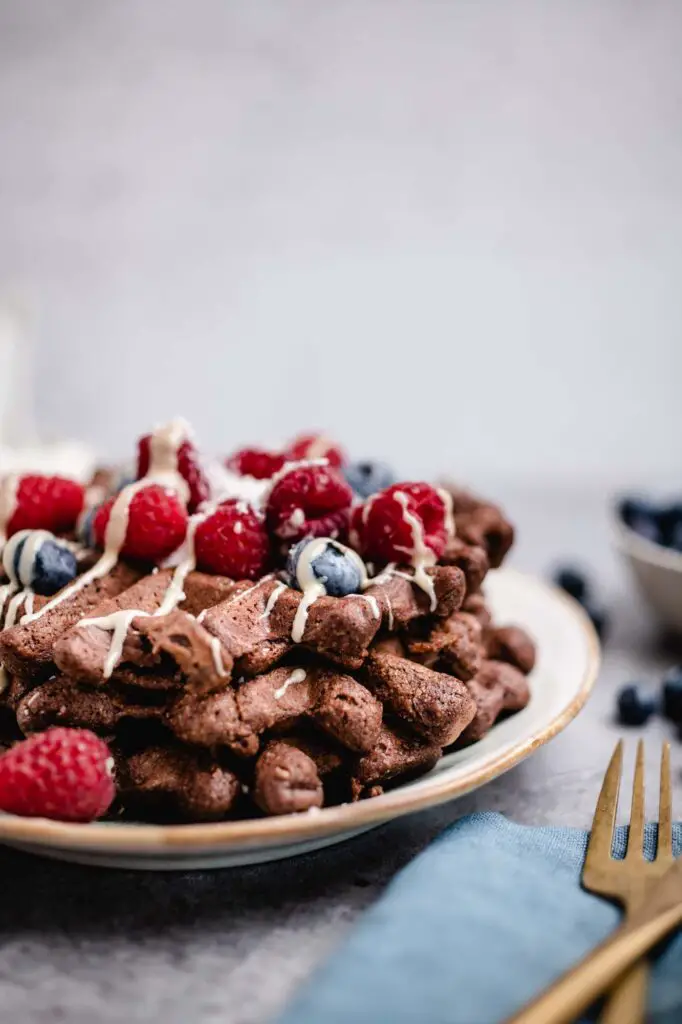 Chocolate coconut waffles (gluten free)