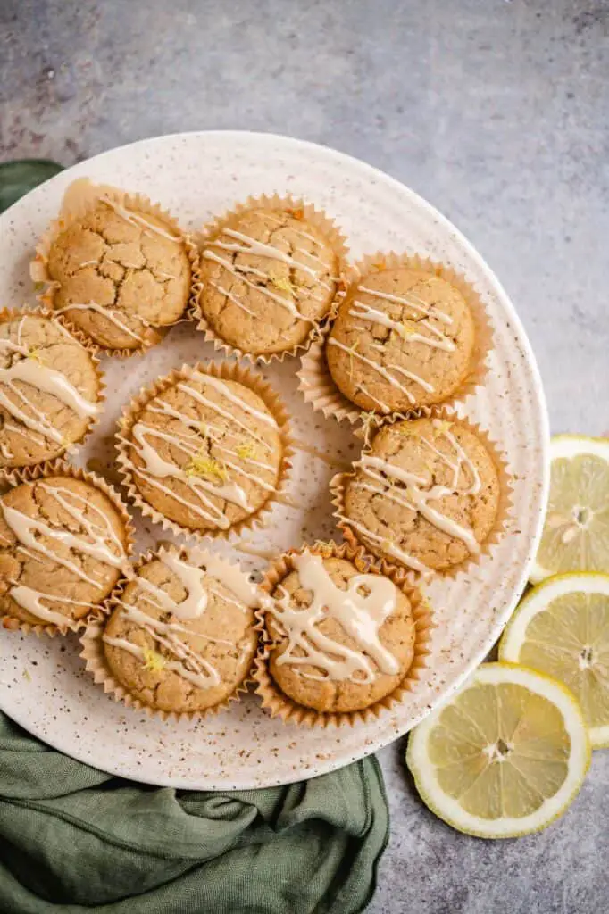 vegan lemon muffins (gluten free)