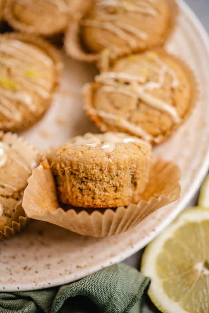 vegan lemon muffins (gluten free)