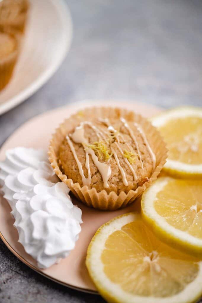 vegan lemon muffins (gluten free)