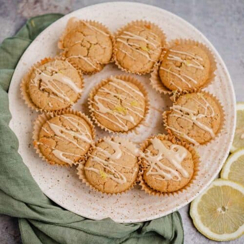 vegan lemon muffins (gluten free)