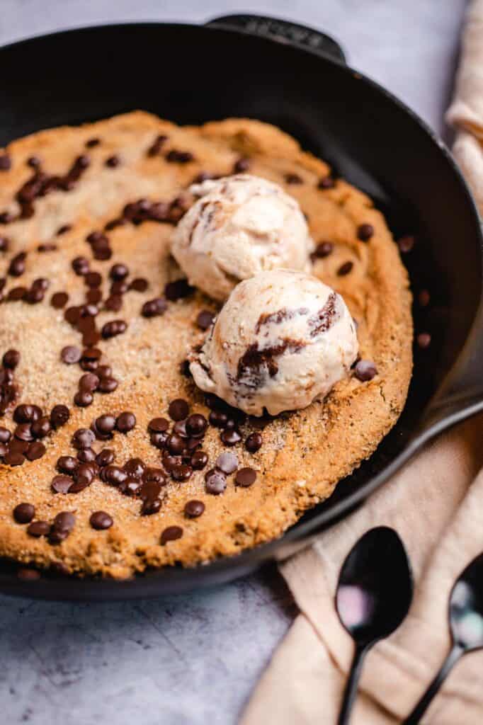 Vegan Skillet Cookie (Gluten Free) Recipe