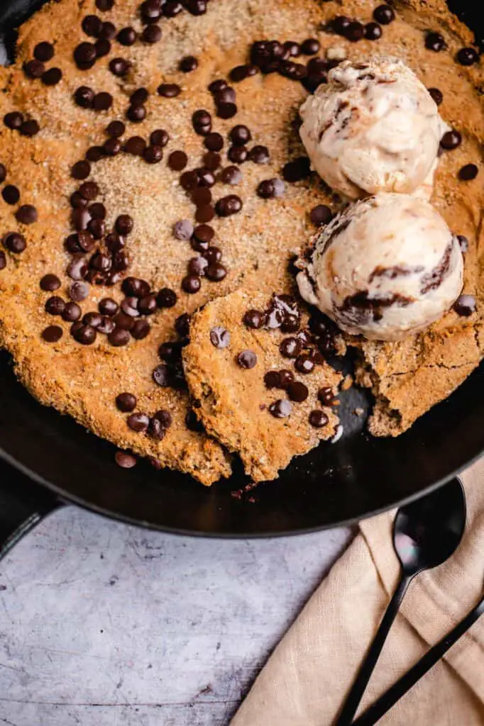 Vegan Skillet Cookie (Gluten Free) Recipe