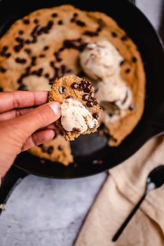 Vegan Skillet Cookie (Gluten Free) Recipe