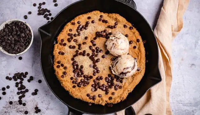 Vegan Skillet Cookie (Gluten Free) Recipe