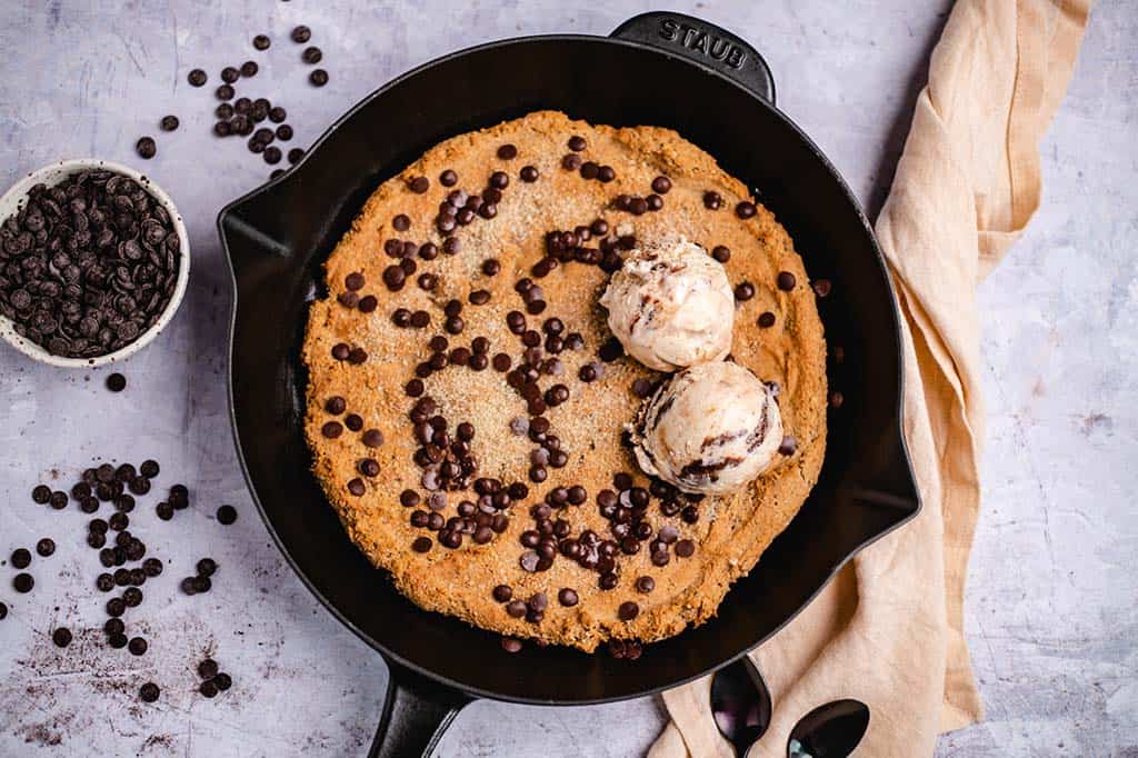 Vegan Skillet Cookie (Gluten Free) Recipe