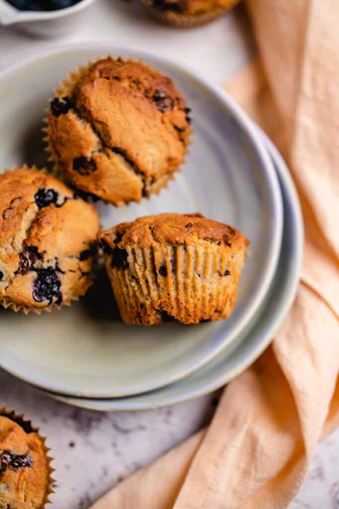 Chocolate blueberry muffins (vegan &amp; gluten free) recipe