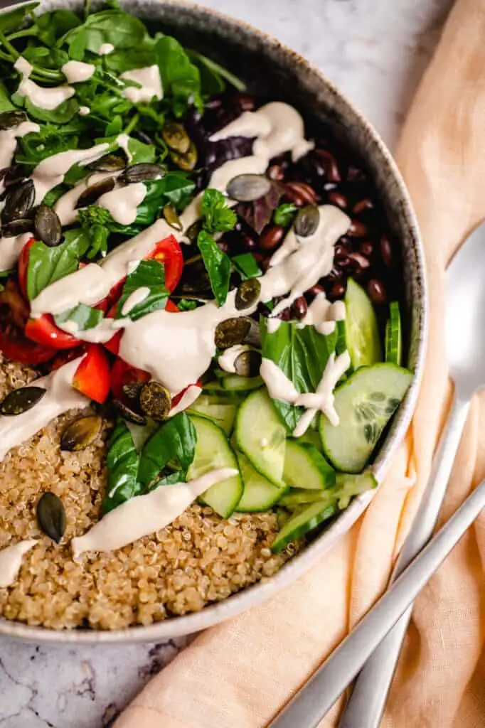 Summer Quinoa Bowl (vegan &amp; gluten-free)