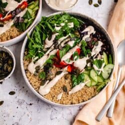 Summer Quinoa Bowl (vegan & gluten-free)