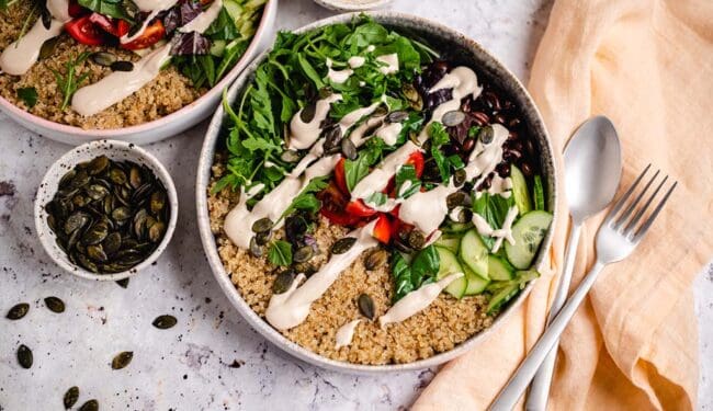 Summer Quinoa Bowl (vegan & gluten-free)