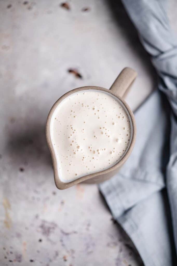 Make vegan cashew cream