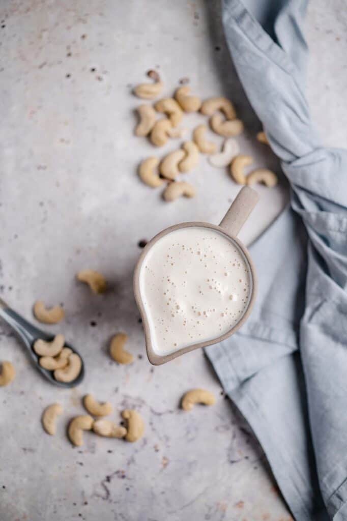 Make vegan cashew cream