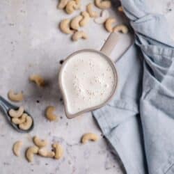 Make vegan cashew cream