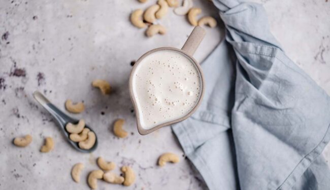 Make vegan cashew cream