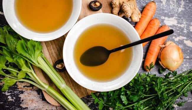 Healing vegetable broth according to Anthony Williams