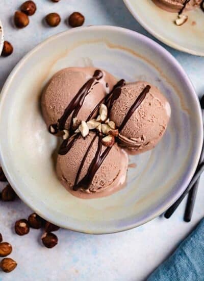 Make vegan Nutella ice cream yourself