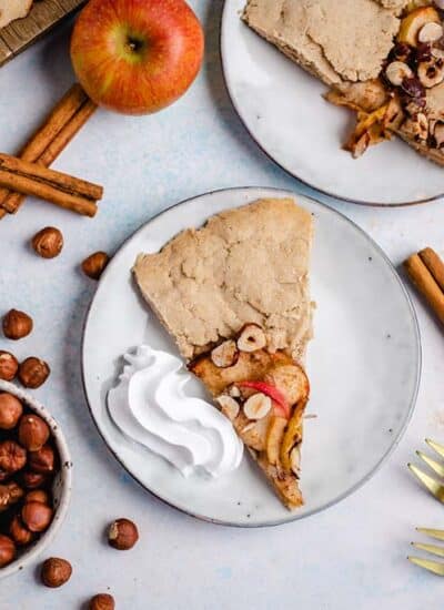 Vegane Apfel Galette (gf)