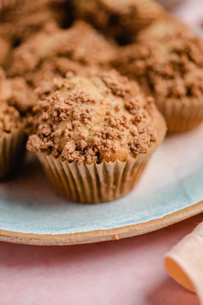 Vegan Cinnamon Crumble Muffins