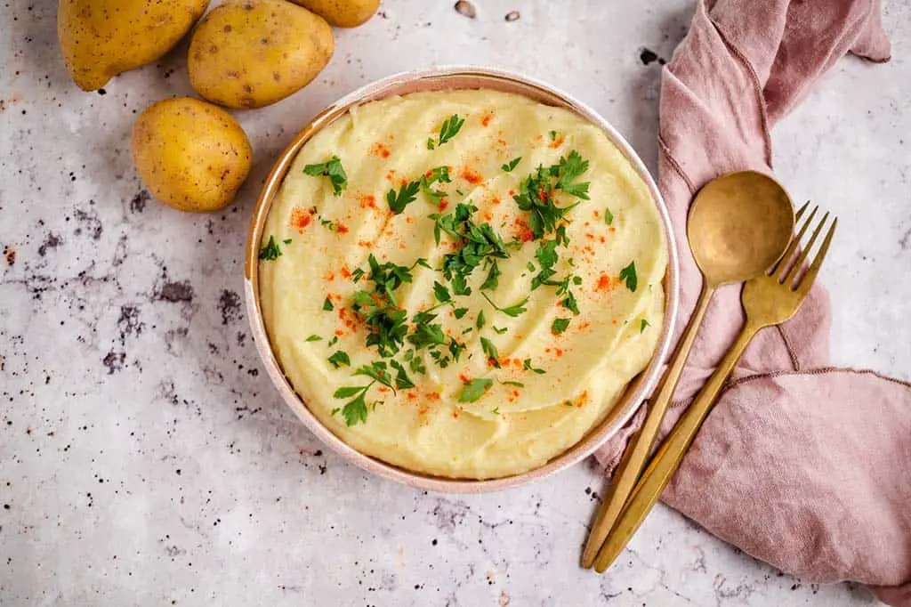 Veganes Blumenkohl-Kartoffel Püree (gf)
