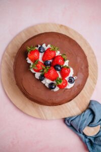 vegane Schokoladen Torte (gf)